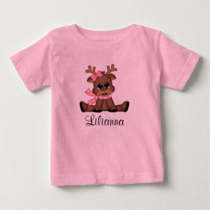 Personlig Baby Reindeer T-shirt