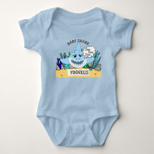 Personlig Baby Shark Baby T Shirt