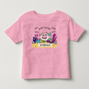 Personlig Baby Shark Baby T Shirt