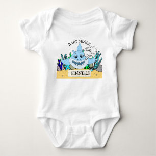 Personlig Baby Shark Baby T Shirt