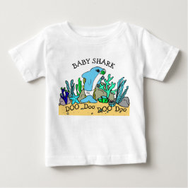 Personlig Baby Shark Baby T Shirt
