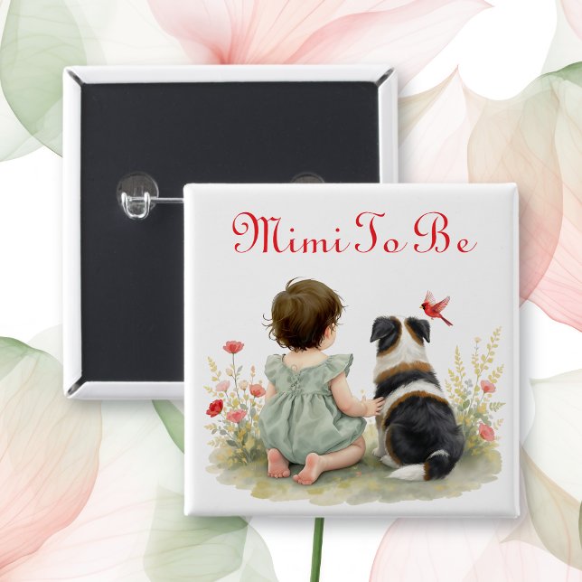 Personlig Baby Shower | Mimi To Be Knapp (Skapare uppladdad)