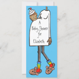 Personlig Baby Shower Mörk Hudton Inbjudningar