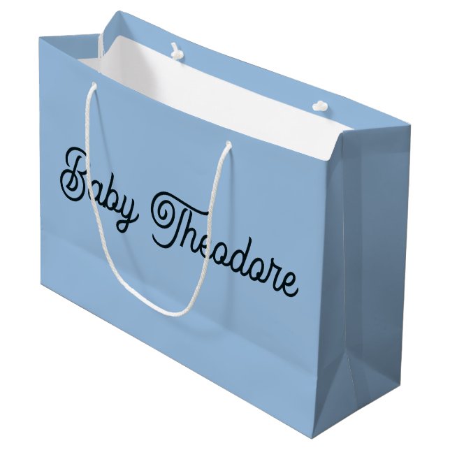 Personlig Baby Shower Party Favor Boy Girl (Framsidan Vinklad)