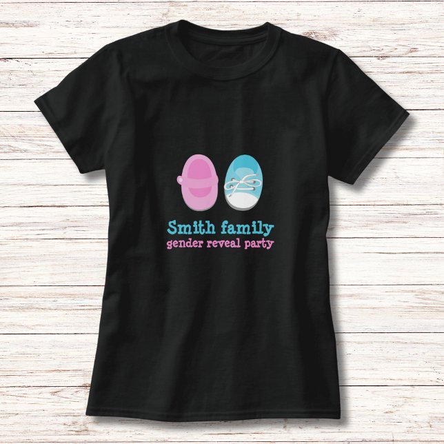 personlig baby-skons gender visade T-Shirt (Skapare uppladdad)