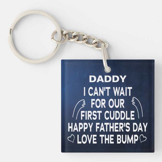 Personlig Baby Sonogram Expectivt pappa (Framsidan)