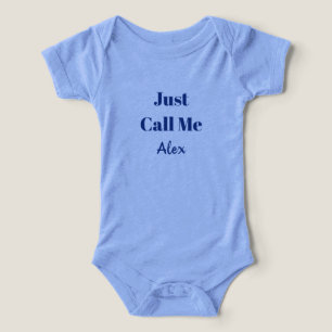 Personlig Baby T-Shirt med Anpassad Text - Present