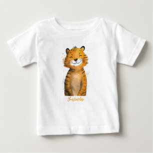 Personlig Baby Tiger Tee