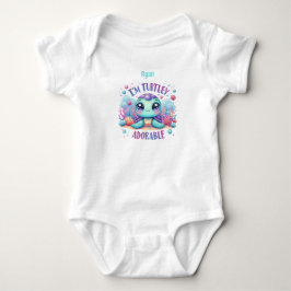 Personlig Baby Turtle T Shirt