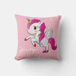 Personlig Baby Unicorn Kudde