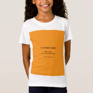 Personlig babyannonsering tjej t-shirt