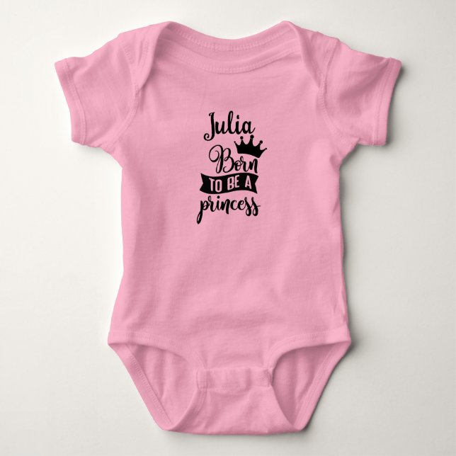 Personlig Babybodi T Shirt (Framsida)
