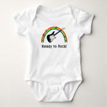 Personlig Babybody för Guitar Rock Baby