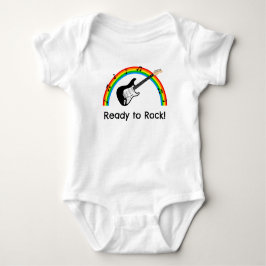 Personlig Babybody för Guitar Rock Baby T Shirt