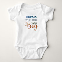 Personlig babybody för Jersey spädbarn