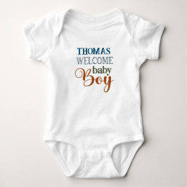 Personlig babybodysuit i jersey t shirt