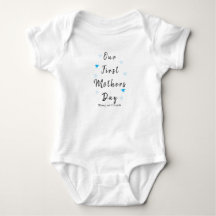 Personlig Babydress Blue star | 1:a mors dag