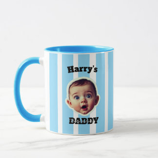 Personlig babyfoto-mugg – Anpassad fars dag Mugg