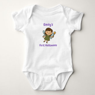 Personlig Baby's First Halloween - Cute Fairy T Shirt