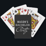 Personlig Bachelor Party-spelkort Casinokort<br><div class="desc">Ge dem en vinnande hand med det här däcket av personlig-spelkort! De gör en underbarare gåva till hela bröllopsfesten - perfekt till Vegas-bilfester! Redigera enkelt namn och färg som är bakgrunden!

Se hela Bachelor Party-samlingen för fler matchande objekt!</div>