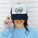 Personlig Bachelorette-firande Camp Bach Party Anp Keps<br><div class="desc">Förbered er för er bergiga firande med vår Personliga Camp Bach Sängkammarfest Anpassad Truckerhatt – ett skogsgrönt tillbehör som lägger till en touch av stil och naturinspirerad charm till er camp sängkammarfest. Denna anpassade camp sängkammarfest truckerhatt är inte bara huvudbonad; det är en symbol för den sista stigen innan slöjan,...</div>