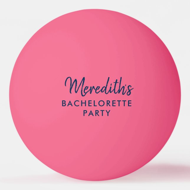 Personlig Bachelorette Party Ping Pong Bollar (Framsidan)