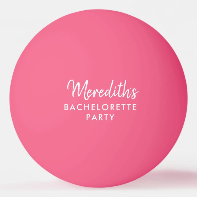 Personlig Bachelorette Party Ping Pong Bollar (Framsidan)