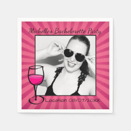 Personlig Bachelorette Ram Pappersservett