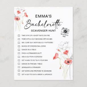 Personlig Bachelorette Scavenger Hunt