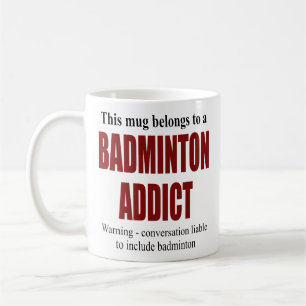 Personlig Badminton Gift Kaffemugg