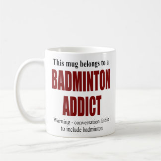 Personlig Badminton Gift Kaffemugg