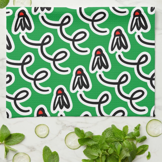 Personlig badminton handduk | Utformning av idrott Kökshandduk (Vikta)