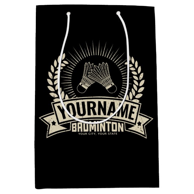 Personlig Badminton Spelare Namn Racketsport (Framsidan)