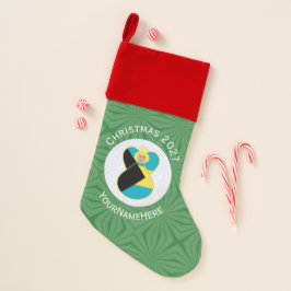 Personlig bahamansk ängel julflagga 