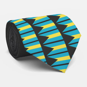Personlig BAHAMIAN FLAGGA Monogram Neck Tie Slips