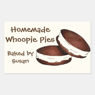 Personlig bakad av Hela Paj Baking PA holländska Rektangulärt Klistermärke