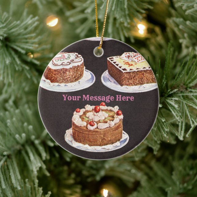 Personlig Baker Julgransprydnad Keramik (Träd)