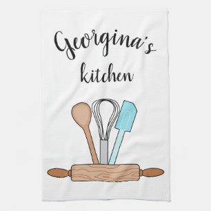 Personlig Bakers Verktyg Kökshandduk