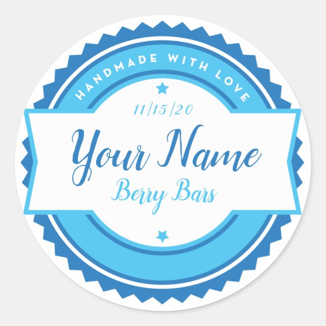 Personlig bakery etikett (Framsida)