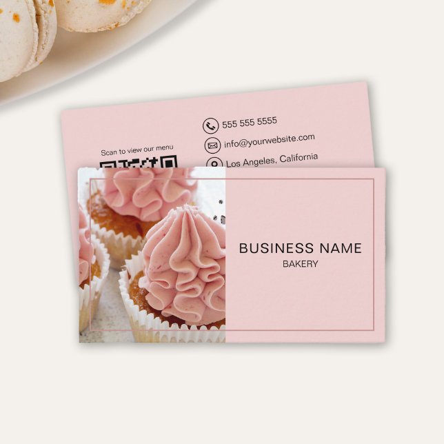Personlig Bakery Visitkort (Create your own personalized bakery business card)