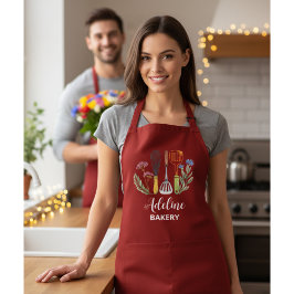 Personlig Baking Apron for Women & Manar