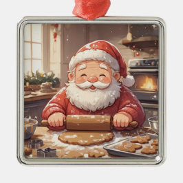 Personlig "Baking Spirits Bright" jul Julgransprydnad Metall