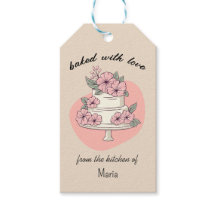 Personlig bakning blomkakedesign