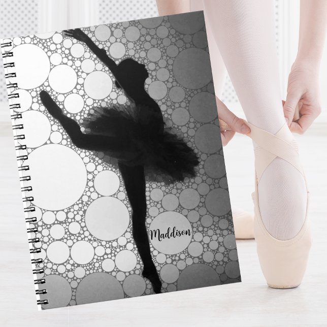 Personlig balettdansande ballerina anteckningsbok (Skapare uppladdad)