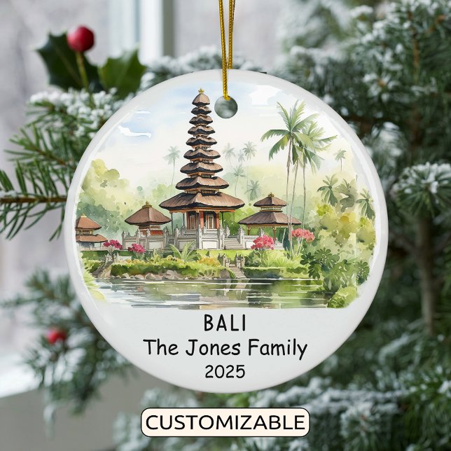 Personlig Bali Ornament, Oceanien Julgransprydnad Keramik (Skapare uppladdad)