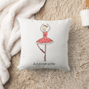 Personlig Ballerina Balettdansare Kudde