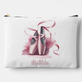 Personlig Ballerina Ballet Shoes Makeup Bag