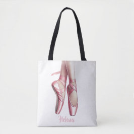 Personlig Ballerina Ballet Shoes Tygkasse