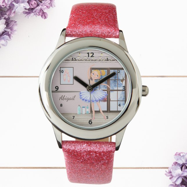 Personlig Ballerina Dance Studio Winter Ballet Armbandsur (Skapare uppladdad)