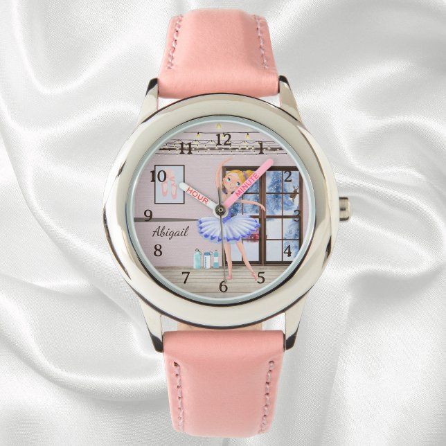 Personlig Ballerina Dance Studio Winter Ballet Armbandsur (Skapare uppladdad)